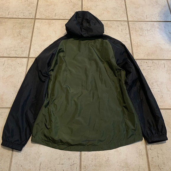 Russell Black & Olive Green Windbreaker Jacket Size M - Picture 4 of 6